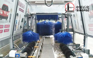 自動洗車設(shè)備,省心得力，造型美光大方！無錫中石化配置林頓FX11系列電腦洗車機！助力業(yè)績提升！