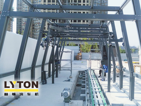 豫州腹地、梁祝之鄉(xiāng)駐馬店-中海石化FX11電腦洗車機(jī)設(shè)備安裝及基礎(chǔ)施工掠影